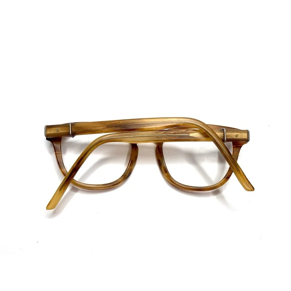 Robert Marc Brown Keyhole Bridge Square France Glasses 677-269M 49 16 135